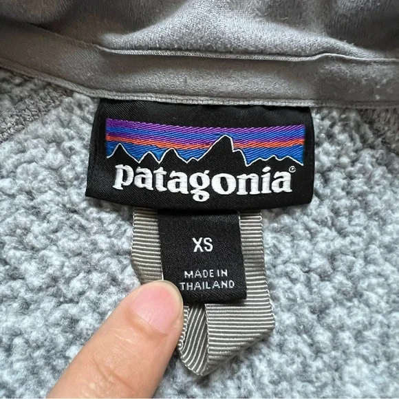 Patagonia Better Sweater Fleece Quarter 1/4 Zip Up Jacket Birch White - Size XS - Picture 12 of 16